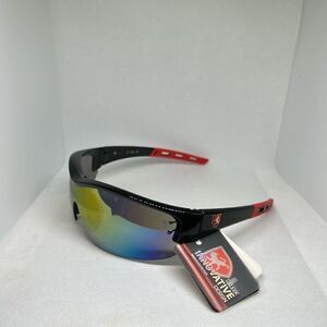 Khan Mens Mirrored Semi Rimless Sunglasses